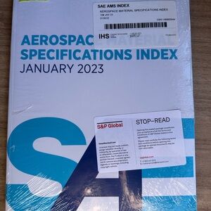 Aerospace Specifications Index - Blue and White